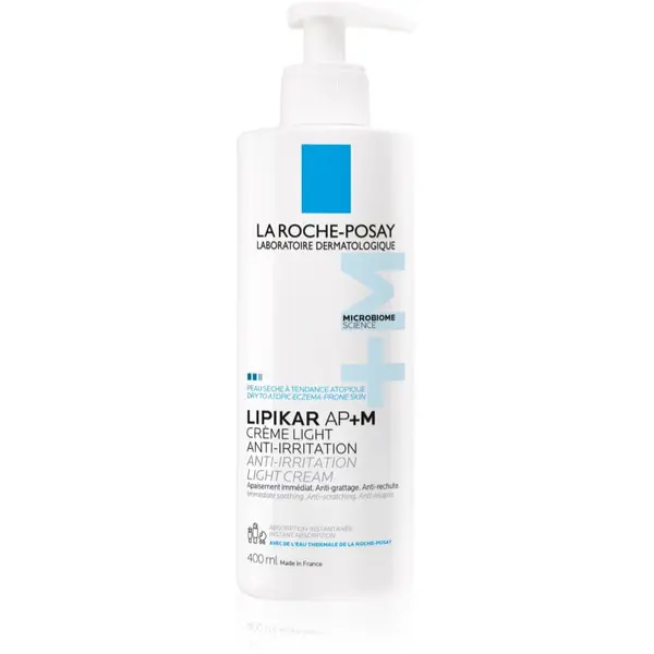 La Roche-Posay La Roche-Posay Lipikar AP+M Light Cream krema, ki koži vrača lipide za suho do atopijsko kožo 400 ml