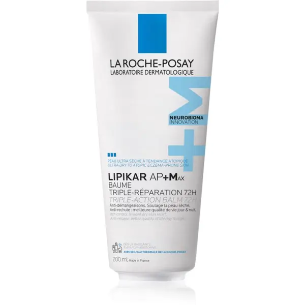 La Roche-Posay La Roche-Posay Lipikar AP+Max Balm negovalni balzam za telo za zelo občutljivo suho in atopično kožo 200 ml