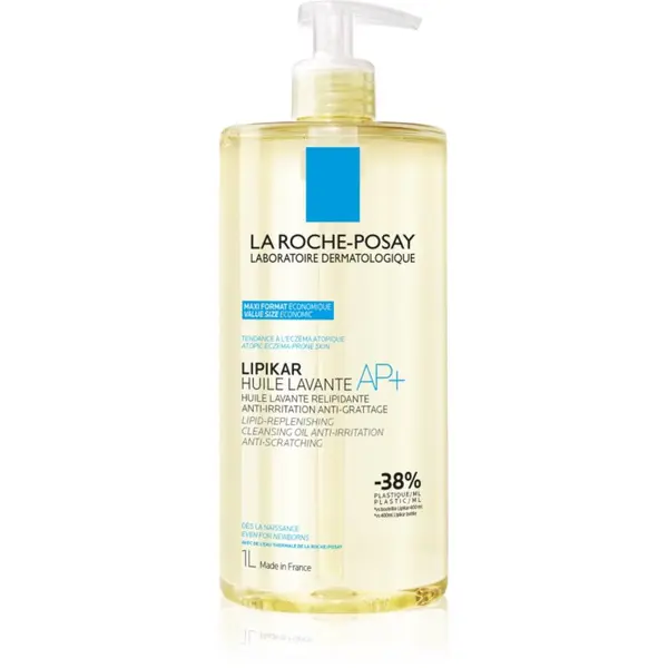 La Roche-Posay La Roche-Posay Lipikar Huile AP+ mehčalno umivalno olje za relipidacijo proti razdraženju 1000 ml