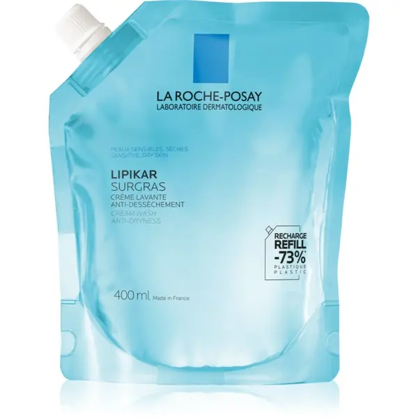 La Roche-Posay La Roche-Posay Lipikar Surgras krema za prhanje nadomestno polnilo 400 ml