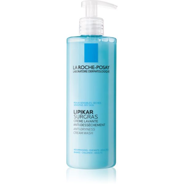 La Roche-Posay La Roche-Posay Lipikar Surgras krema za prhanje za suho do zelo suho kožo 400 ml