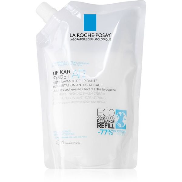 La Roche-Posay La Roche-Posay Lipikar Syndet AP+ čistilni kremasti gel nadomestno polnilo 400 ml