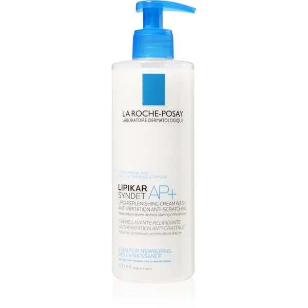 La Roche-Posay La Roche-Posay Lipikar Syndet AP+ čistilni kremasti gel proti draženju in srbenju kože 400 ml