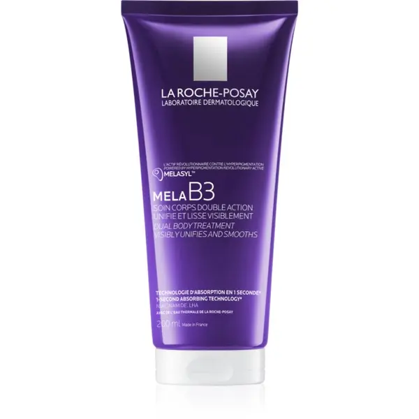 La Roche-Posay La Roche-Posay Mela B3 Dual Body Treatment gladilni losjon za telo proti pigmentnim madežem 200 ml