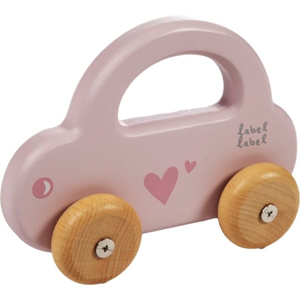 Label Label Label Label Little Car igrača iz lesa Pink 1 kos