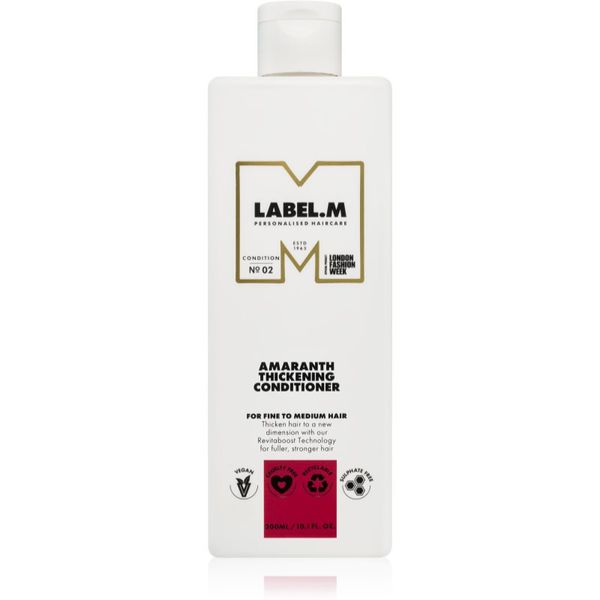 label.m label.m Amaranth balzam za zgostitev za tanke lase 300 ml