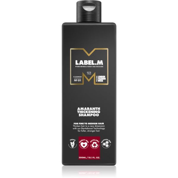 label.m label.m Amaranth šampon za zgostitev za tanke lase 300 ml