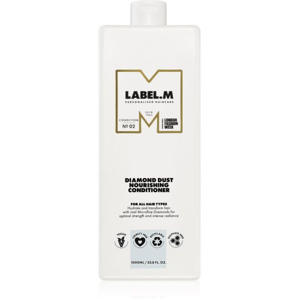 label.m label.m Diamond Dust Nourishing Conditioner hranilni balzam za suhe lase 1000 ml