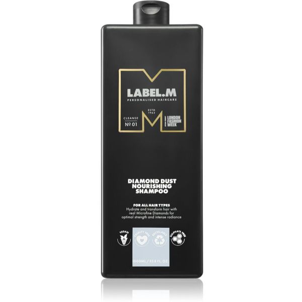 label.m label.m Diamond Dust Nourishing Shampoo hranilni šampon za vse tipe las 1000 ml