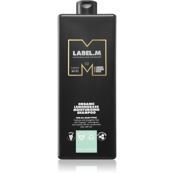 label.m label.m Lemongrass Moisturising Shampoo vlažilni šampon z limono in limonino travo 1000 ml