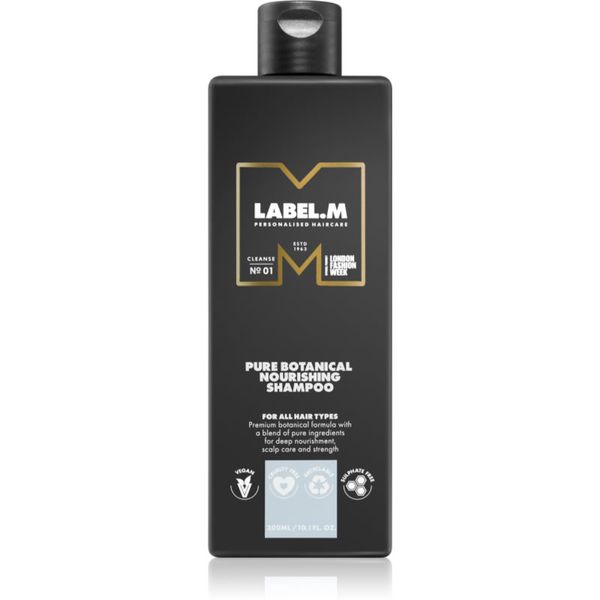 label.m label.m Pure Botanical intenzivno vlažilni šampon za vse tipe las 300 ml