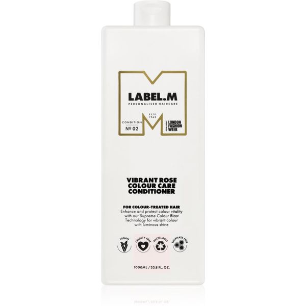 label.m label.m Vibrant Rose Colour Care Conditioner vlažilni balzam za barvane lase 1000 ml