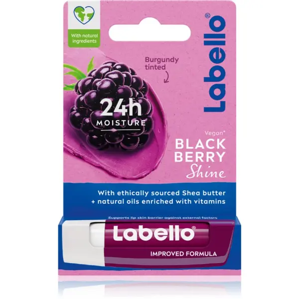 Labello Labello Blackberry Shine vlažilni balzam za ustnice 4.8 g