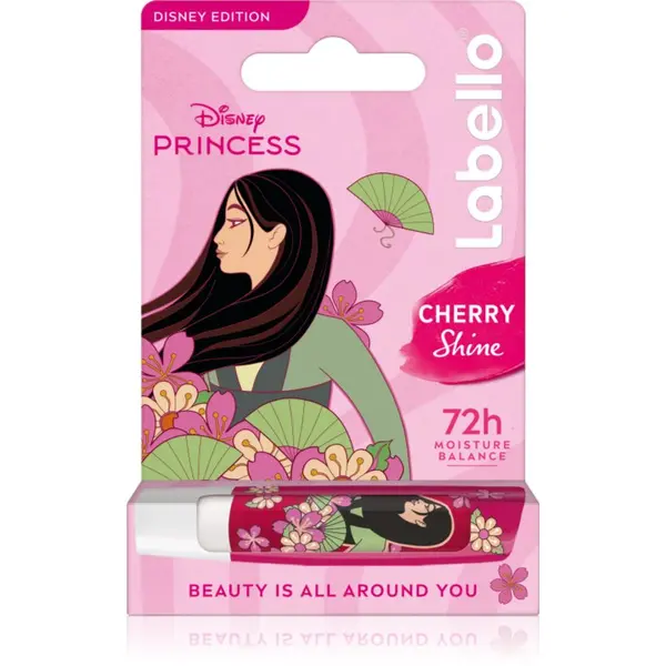 Labello Labello Disney Princess Cherry Shine vlažilni balzam za ustnice 4.8 g