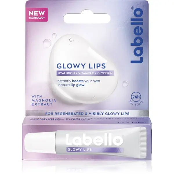 Labello Labello Glowy Lips vlažilni balzam za ustnice s hialuronsko kislino 10 ml