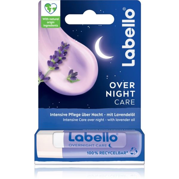 Labello Labello Over Night Care regeneracijski balzam za ustnice s sivko 4.8 g