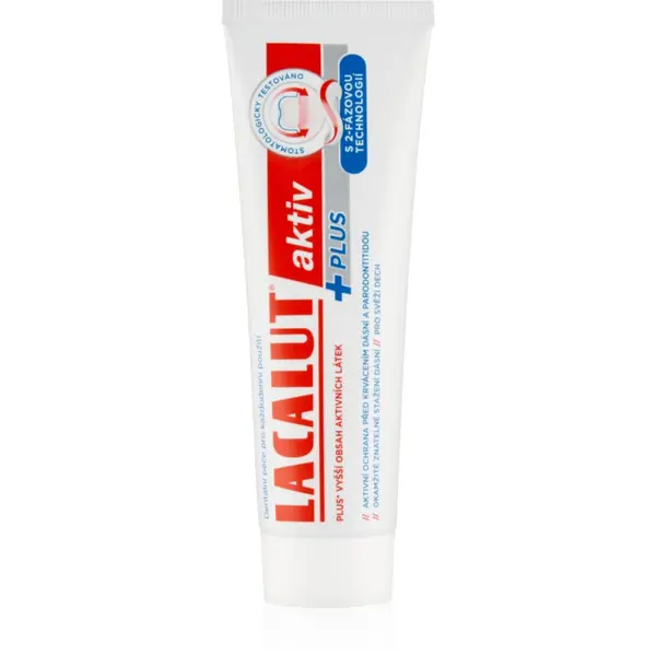 Lacalut Lacalut Aktiv Plus zobna pasta proti paradontozi 75 ml