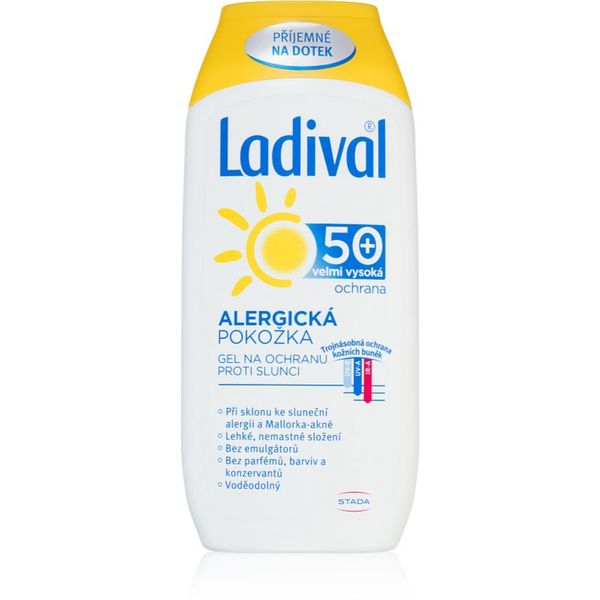 Ladival Ladival Allergic zaščitni kremasti gel za sončenje proti alergiji na sonce SPF 50+ 200 ml