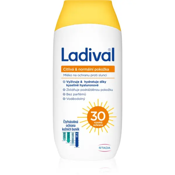 Ladival Ladival Sensitive and Normal Skin zaščitni losjon proti sončnemu sevanju SPF 30 200 ml