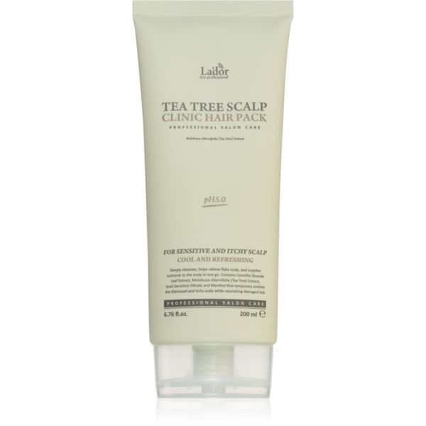 La'dor La'dor Tea Tree Scalp Clinic Hair Pack nega lasišča s pomirjajočim učinkom 200 ml