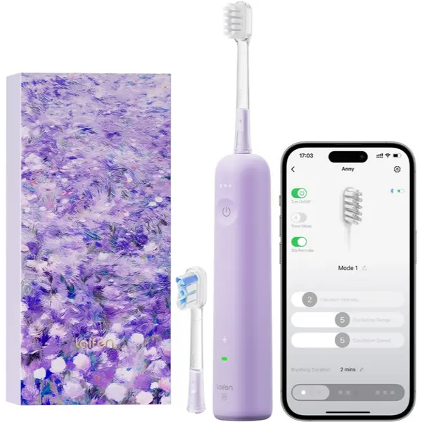 Laifen Laifen Wave Special električna zobna ščetka + 2 nadomestni glavi Purple 1 kos