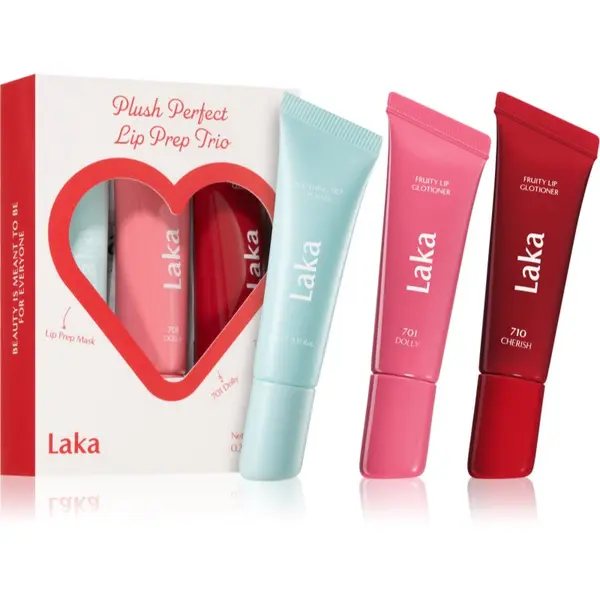 Laka Laka Plush Perfect Lip Prep Trio darilni set za ustnice