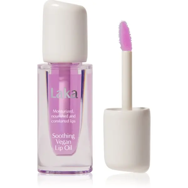Laka Laka Soothing Vegan Lip Oil olje za ustnice s pomirjajočim učinkom odtenek Calming Purple 4.5 ml