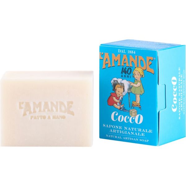 L'Amande L'Amande Coconut naravno trdo milo za roke in telo 150 g