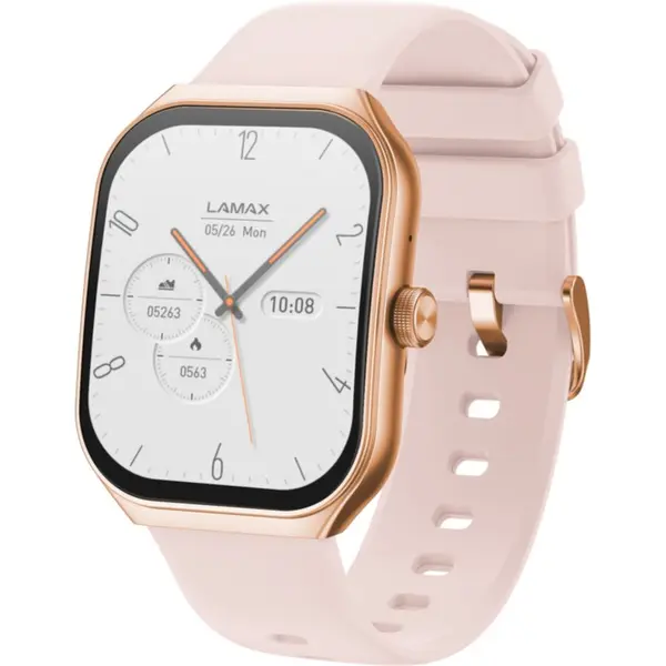 LAMAX Electronics LAMAX Electronics Flow AMOLED Rose Gold pametna ura 1 kos