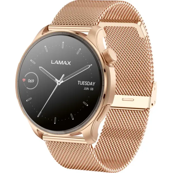 LAMAX Electronics LAMAX Electronics Prism AMOLED Rose Gold pametna ura 1 kos