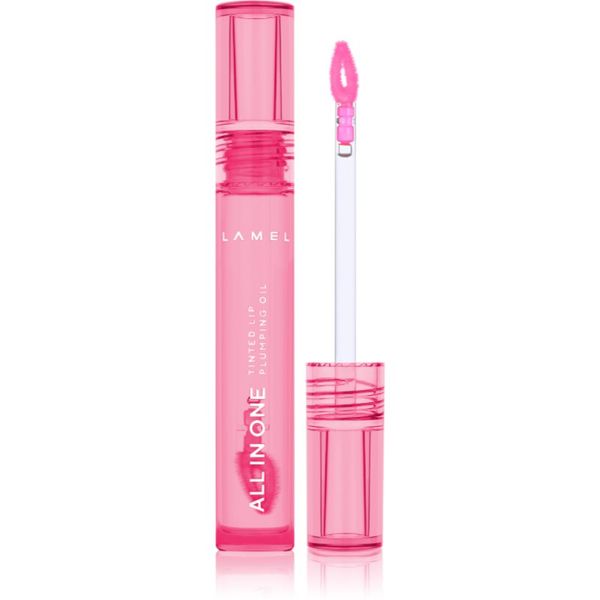 LAMEL LAMEL All in One Lip Tinted Plumping Oil tonirno olje za ustnice za povečanje volumna № 403 3 ml