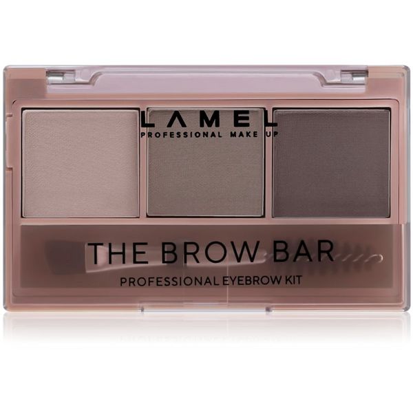 LAMEL LAMEL BASIC The Brow Bar paleta za ličenje obrvi s krtačko #401 4,5 g