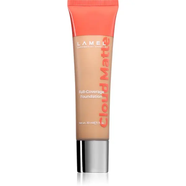 LAMEL LAMEL Cloud Matte polno prekrivni make-up za mat videz odtenek 07W Hazelnut 30 ml