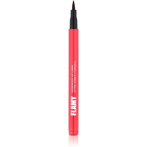 LAMEL LAMEL Flamy Kissproof Lip Liner flomaster za ustnice za konture odtenek №401 1,6 ml