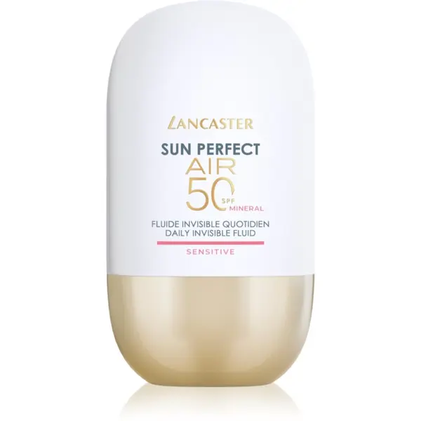 Lancaster Lancaster Sun Perfect Air 50 Sensitive Mineral ultra lahki zaščitni fluid za občutljivo kožo, nagnjeno k rdečici SPF 50 40 ml