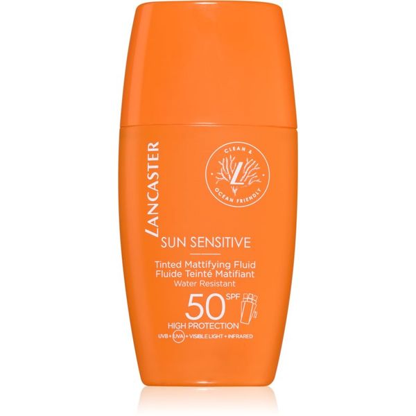 Lancaster Lancaster Sun Sensitive Tinted Mattifying Fluid mat emulzija vodoodporna SPF 50 30 ml