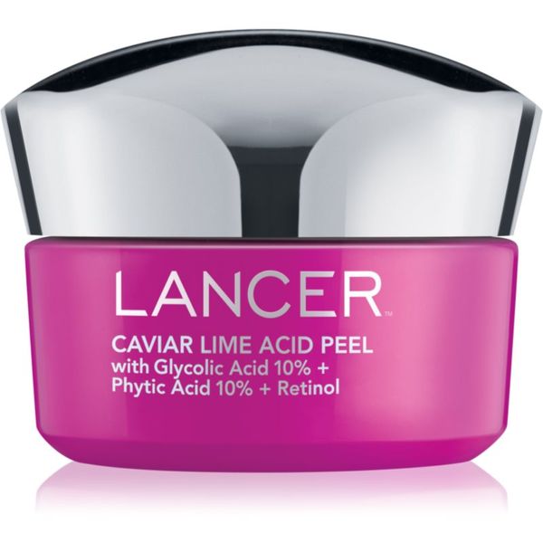 LANCER LANCER CAVIAR LIME ACID PEEL kremasti piling za osvetljevanje kože in hidratacijo 50 ml