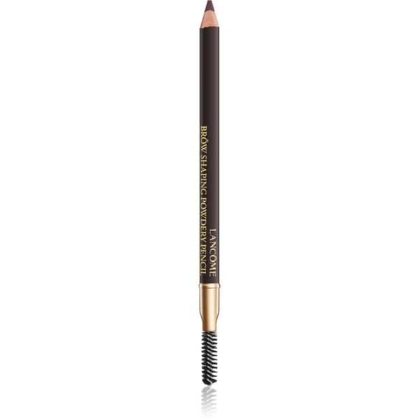 Lancôme Lancôme Brôw Shaping Powdery Pencil svinčnik za obrvi s krtačko odtenek 08 Dark Brown 1.19 g