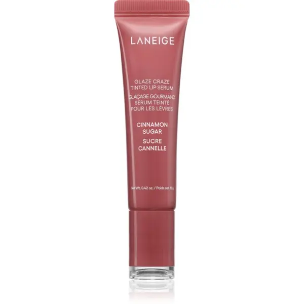 LANEIGE LANEIGE Glaze Craze Tinted Lip Serum tonirani balzam za ustnice odtenek Cinnamon Sugar 12 g