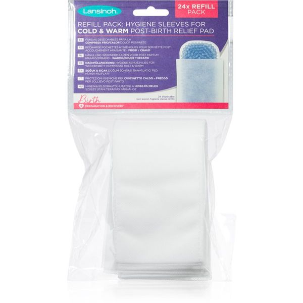 Lansinoh Lansinoh Cold & Warm Refill Pack higienske prevleke za poporodni vložek 24 kos