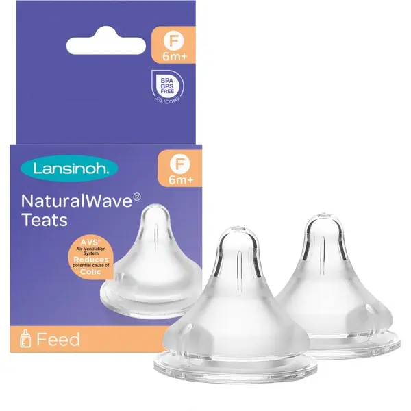 Lansinoh Lansinoh NaturalWave cucelj za stekleničko Fast 2 kos