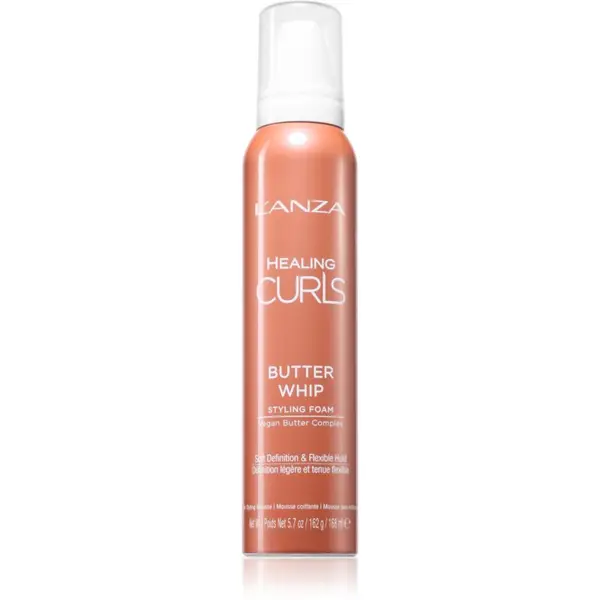 L'anza L'anza Healing Curls Butter Whip pena za styling las za valovite in kodraste lase 168 ml