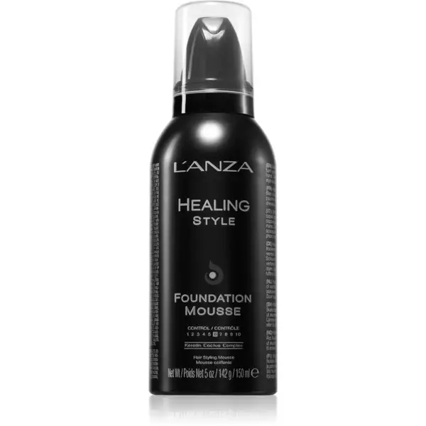 L'anza L'anza Healing Style  Foundation Mousse pena za lase za gladko pričesko in volumen 150 ml