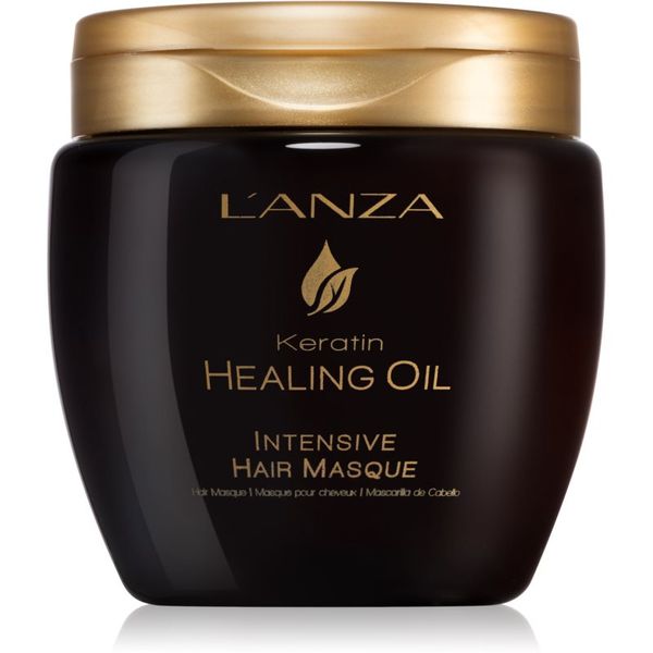 L'anza L'anza Keratin Healing Oil Intensive Hair Masque hranilna maska za gladke in sijoče lase 210 ml