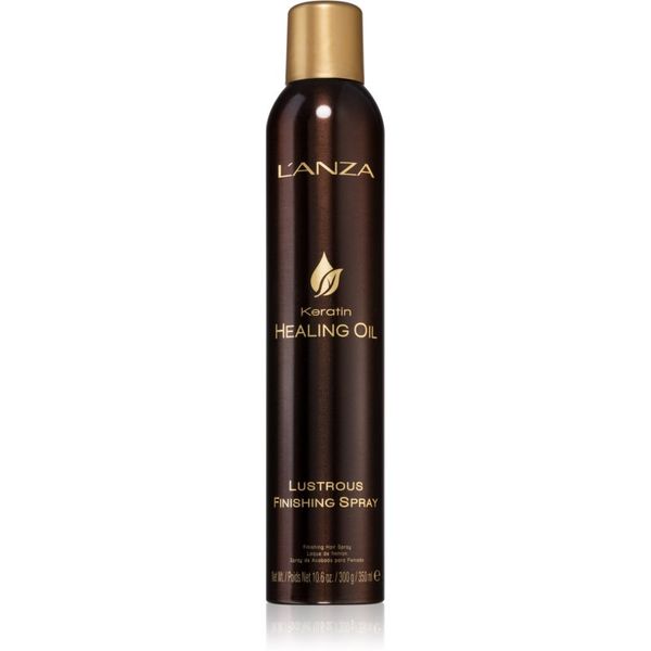 L'anza L'anza Keratin Healing Oil Lustrous Finishing Spray lak za lase z ekstra močnim utrjevanjem 350 ml