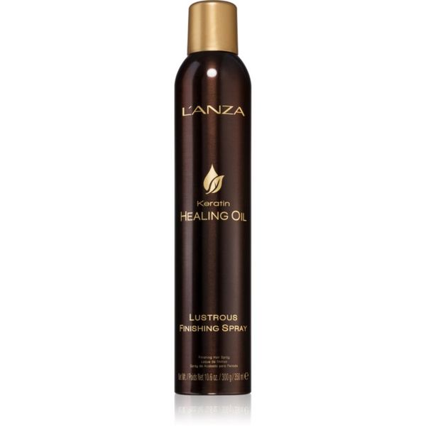 L'anza L'anza Keratin Healing Oil Lustrous Finishing Spray lak za lase z ekstra močnim utrjevanjem 350 ml