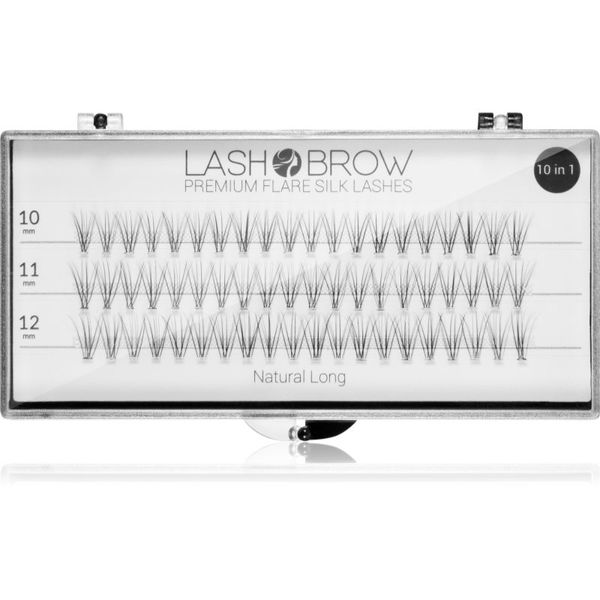Lash Brow Lash Brow Premium Flare Silk Lashes umetne trepalnice Natural Long 1 kos