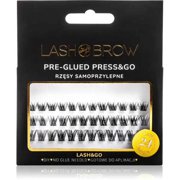 Lash Brow Lash Brow Press&Go Self-Adhesive Eyelashes samolepilne šopaste trepalnice Everyday 1 kos