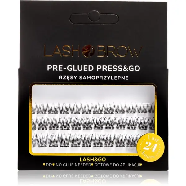 Lash Brow Lash Brow Press&Go Self-Adhesive Eyelashes samolepilne šopaste trepalnice No Make Up 1 kos