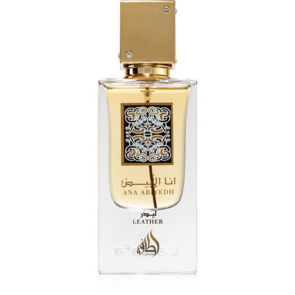Lattafa Lattafa Ana Abiyedh Leather parfumska voda za moške 60 ml